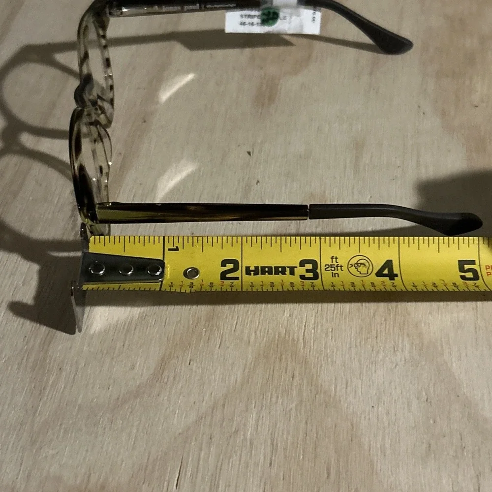 Jonas Paul Paul Paige Striped Maple Eyeglasses Frame 46-16-130 NWT